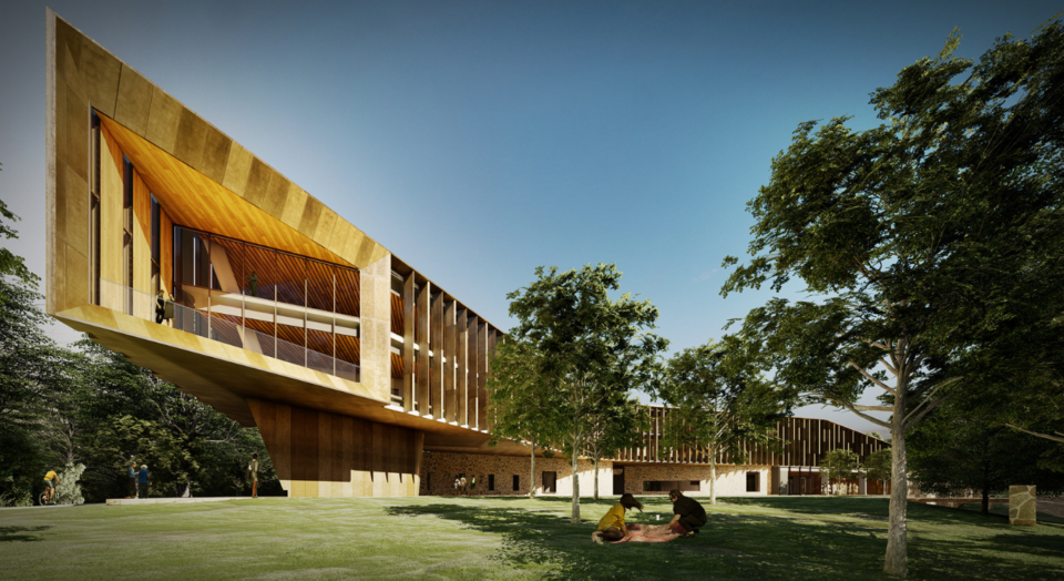 Rendering of Heartland Whole Health Institute's new building