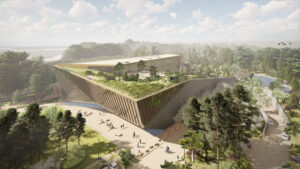 AWSOM rendering view to the southwest.