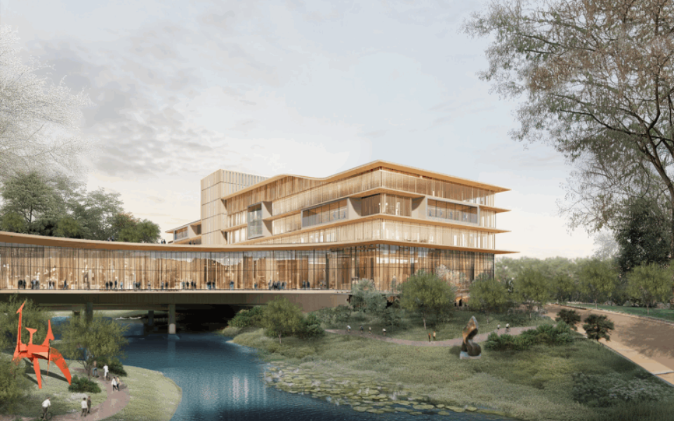 Rendering for the future Bentonville Health Care Campus