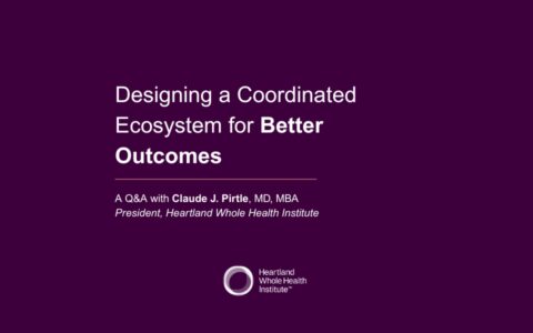 Designing systems that drive better health outcomes header